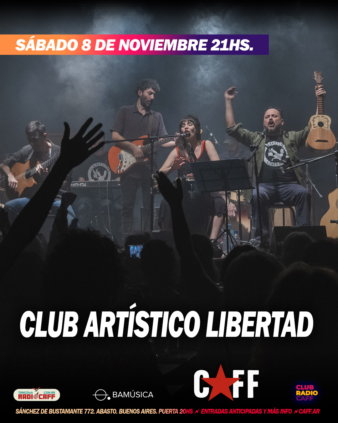 Flyer del show