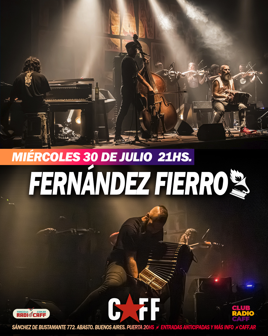 Flyer del show
