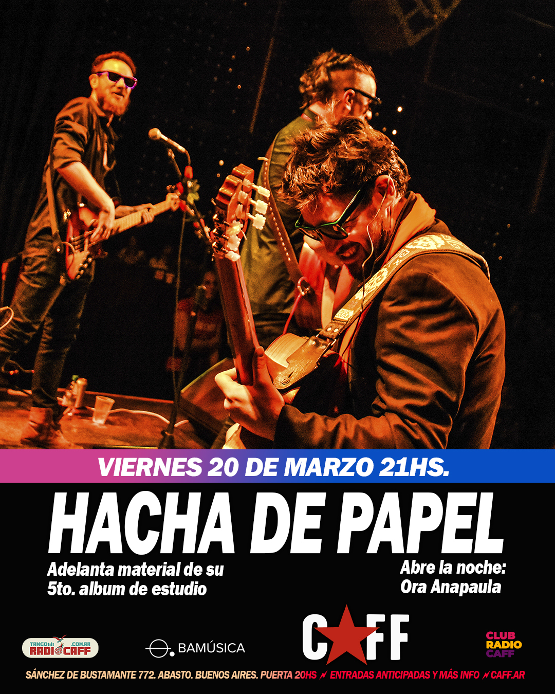 Flyer del show