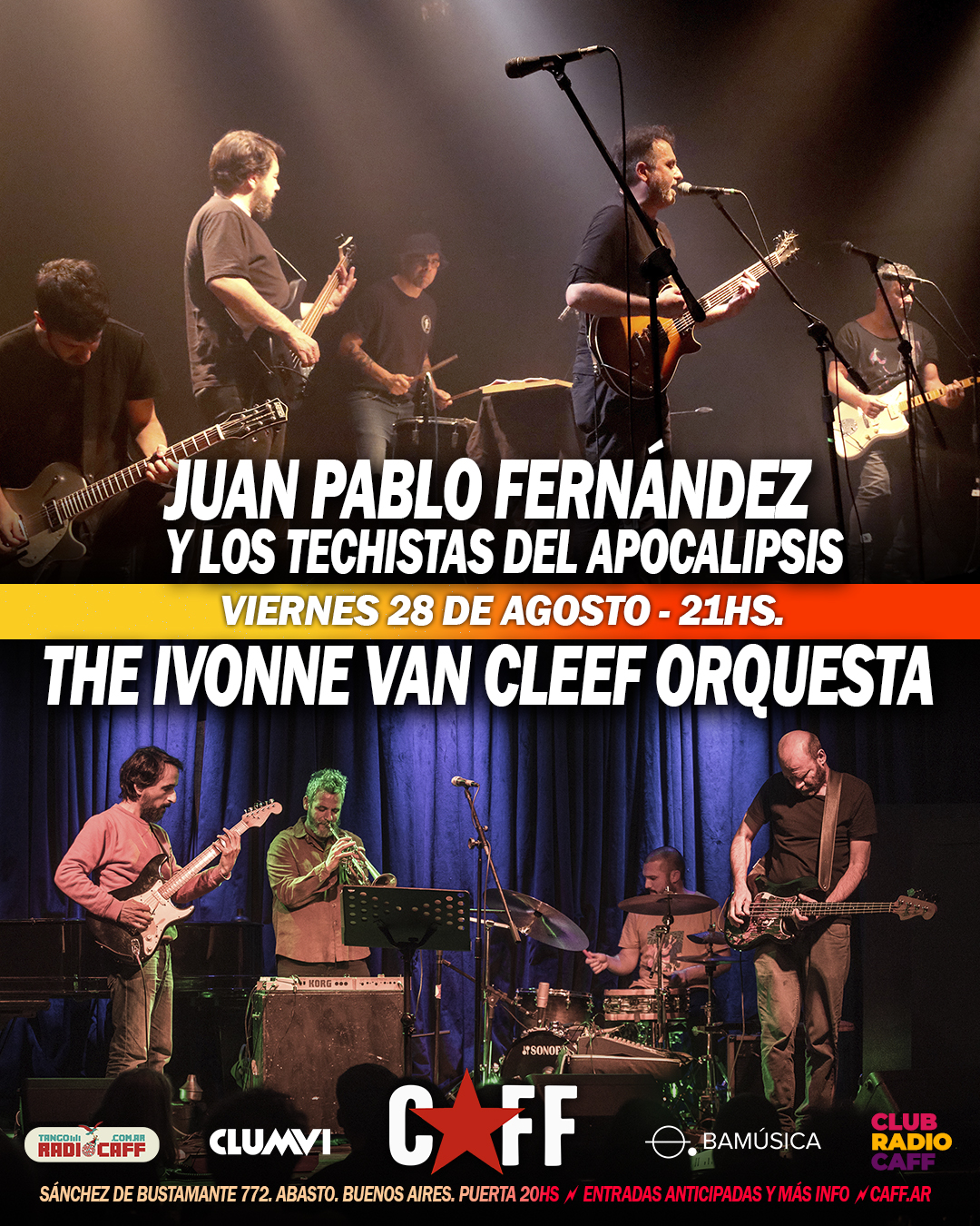 Flyer del show