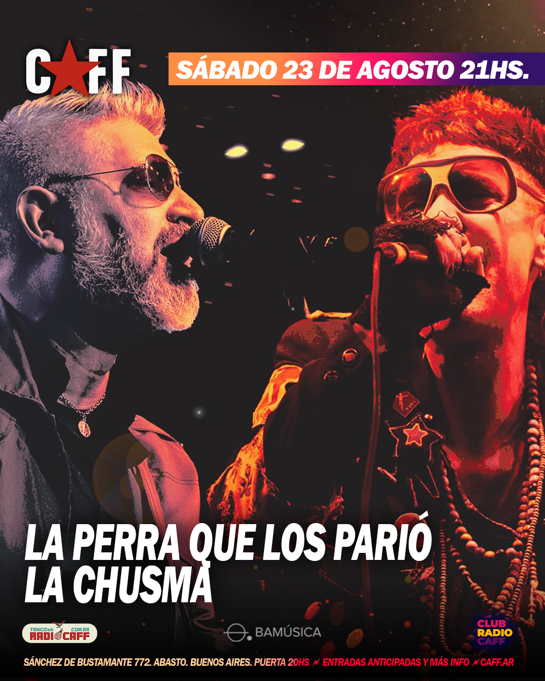 Flyer del show