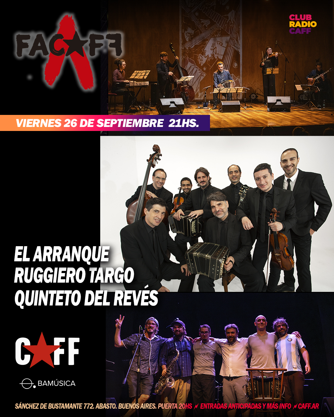 Flyer del show