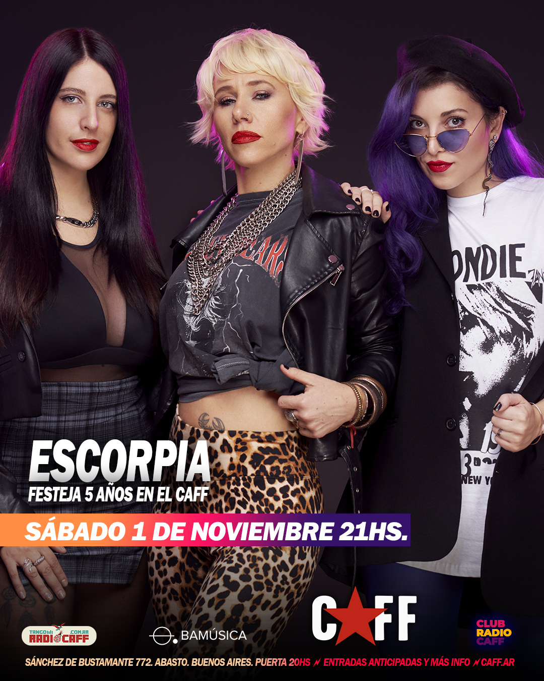 Flyer del show
