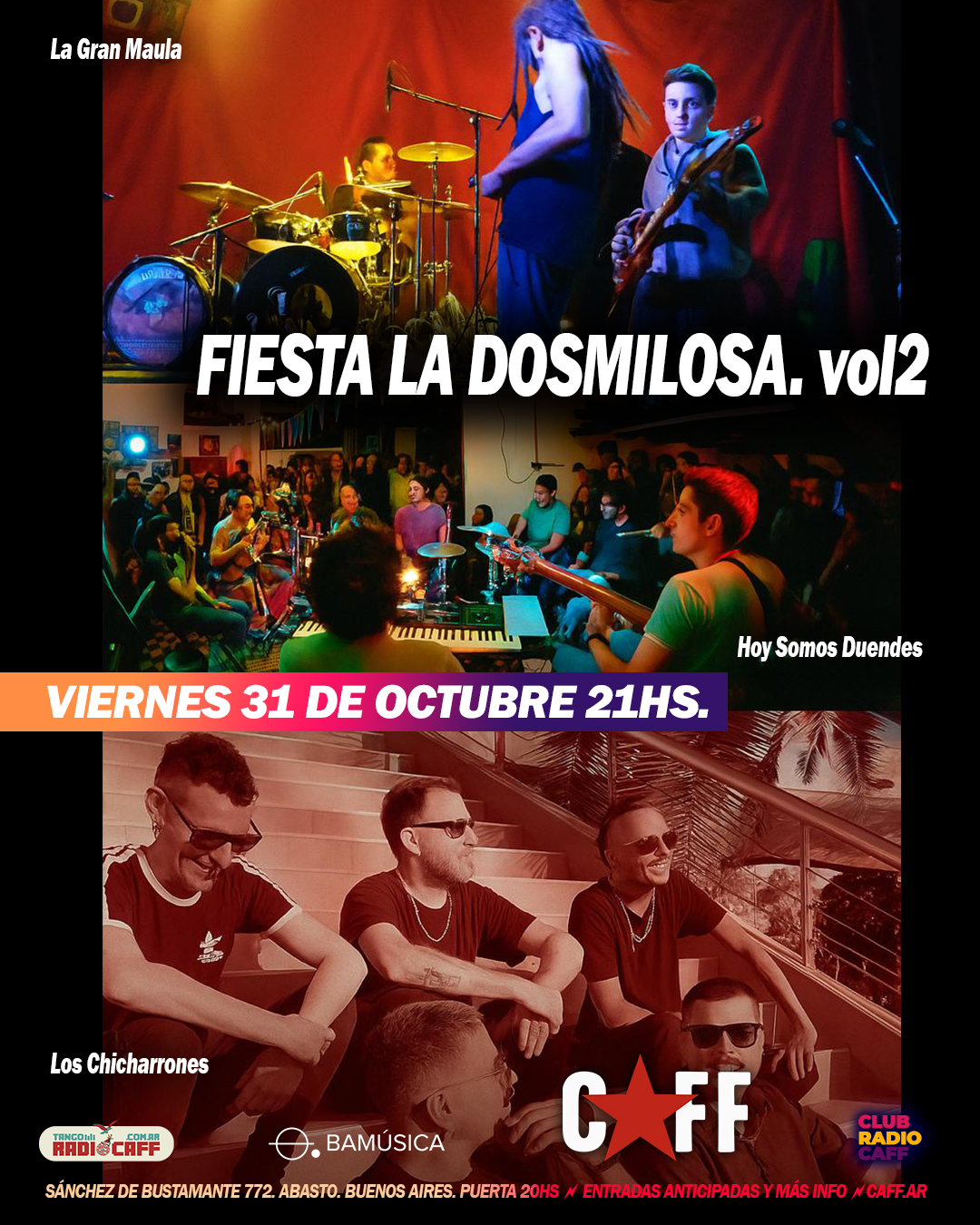 Flyer del show