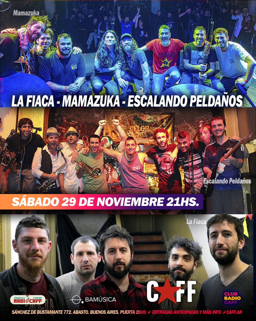 Flyer del show