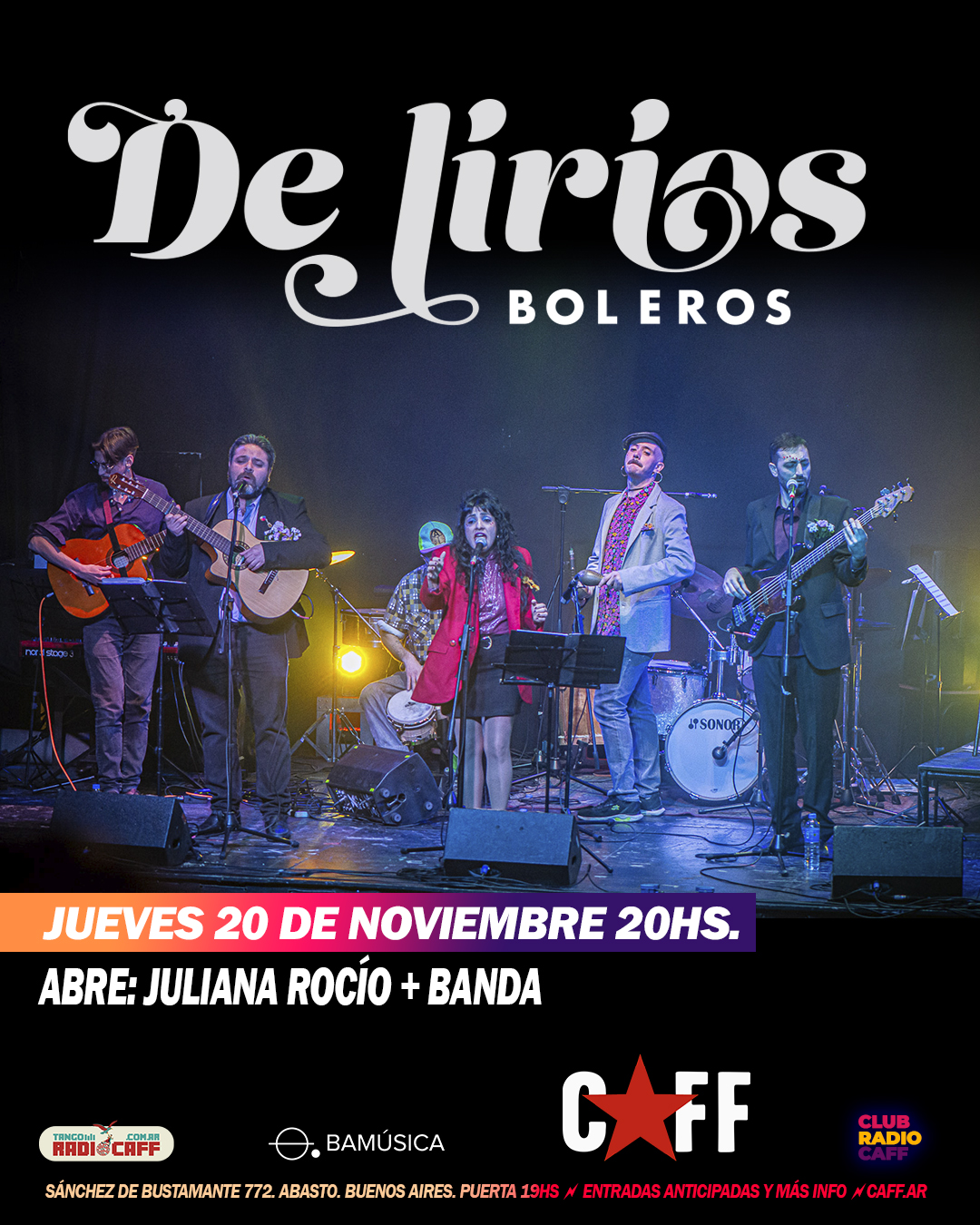 Flyer del show