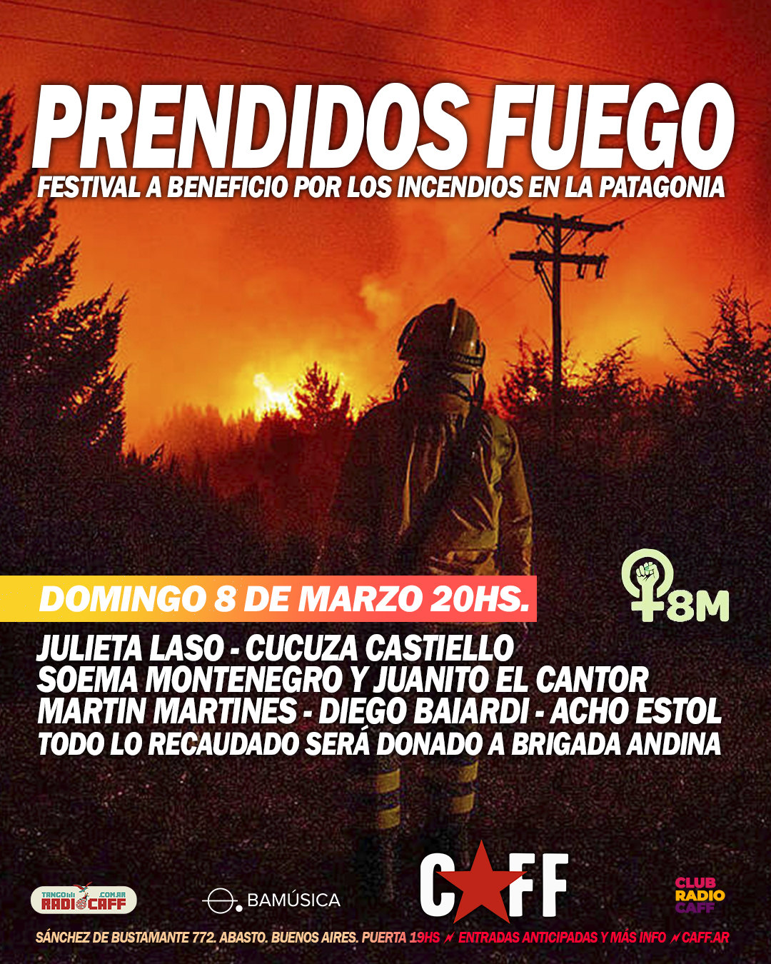 Flyer del show