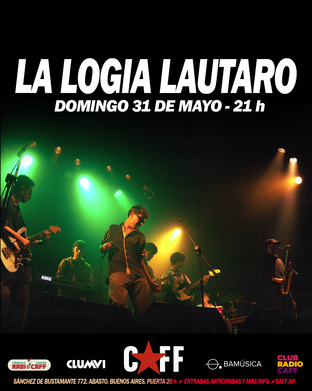 Flyer del show