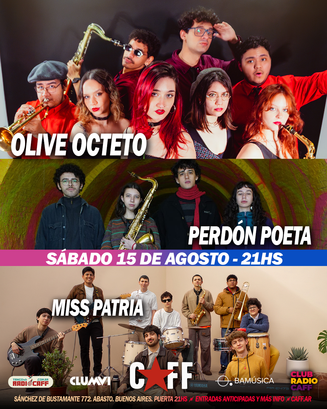 Flyer del show