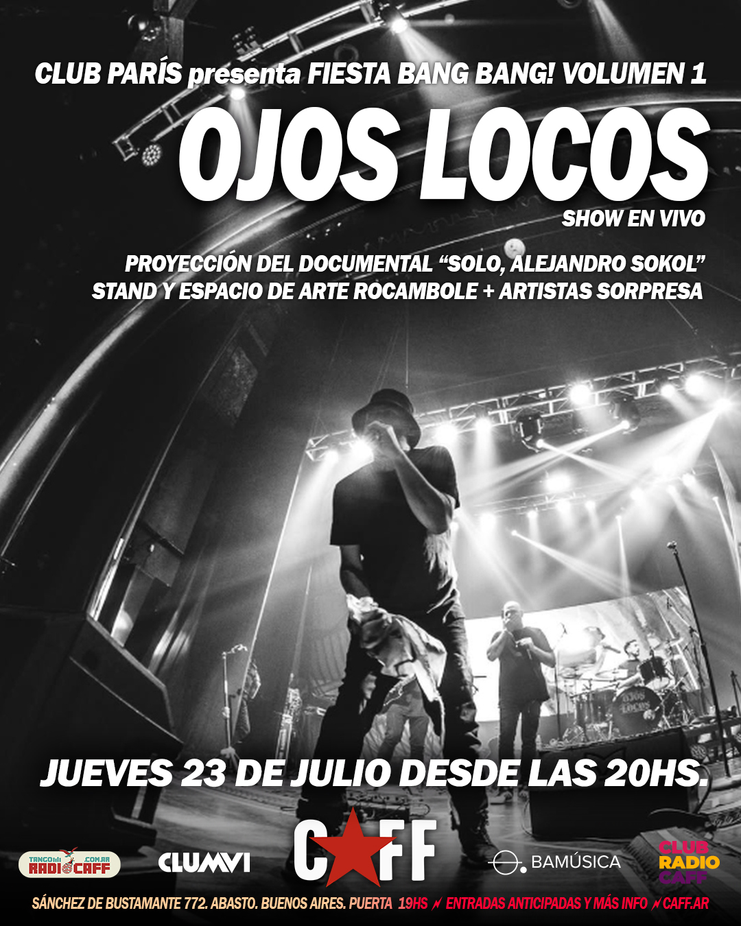 Flyer del show