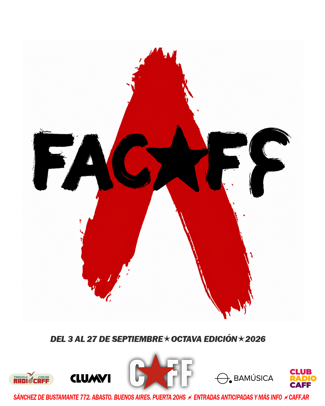 Flyer del show