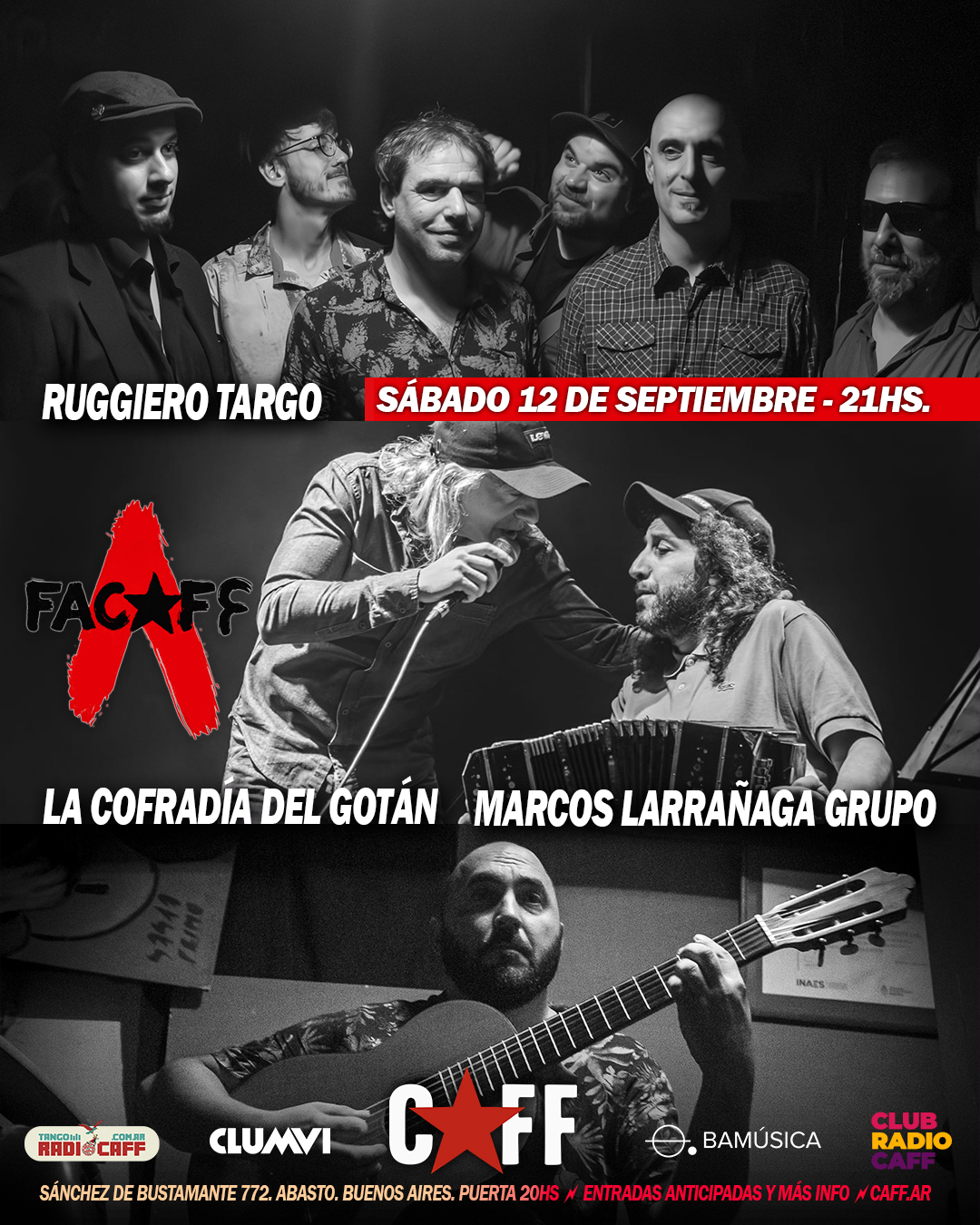Flyer del show