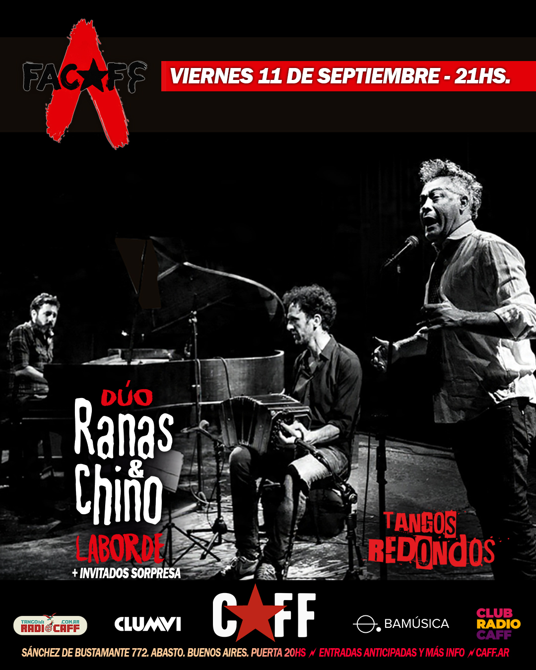 Flyer del show