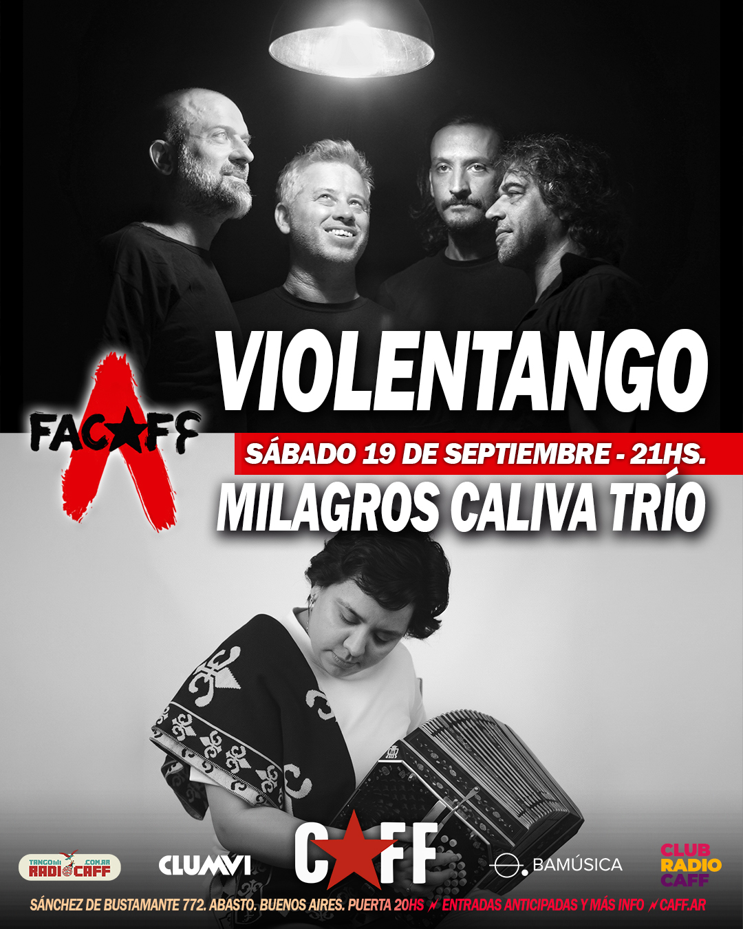 Flyer del show
