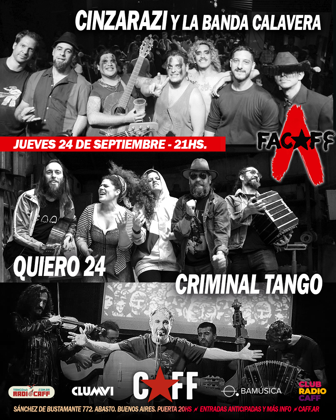 Flyer del show