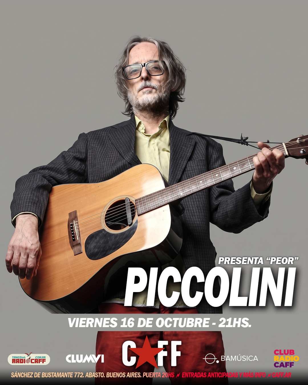 Flyer del show