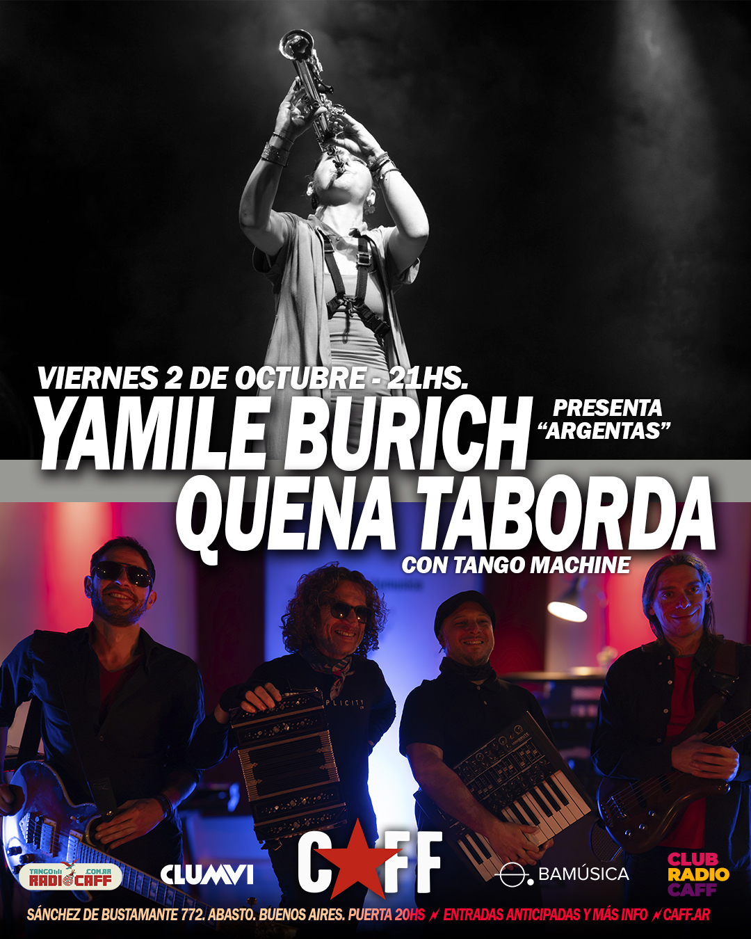 Flyer del show