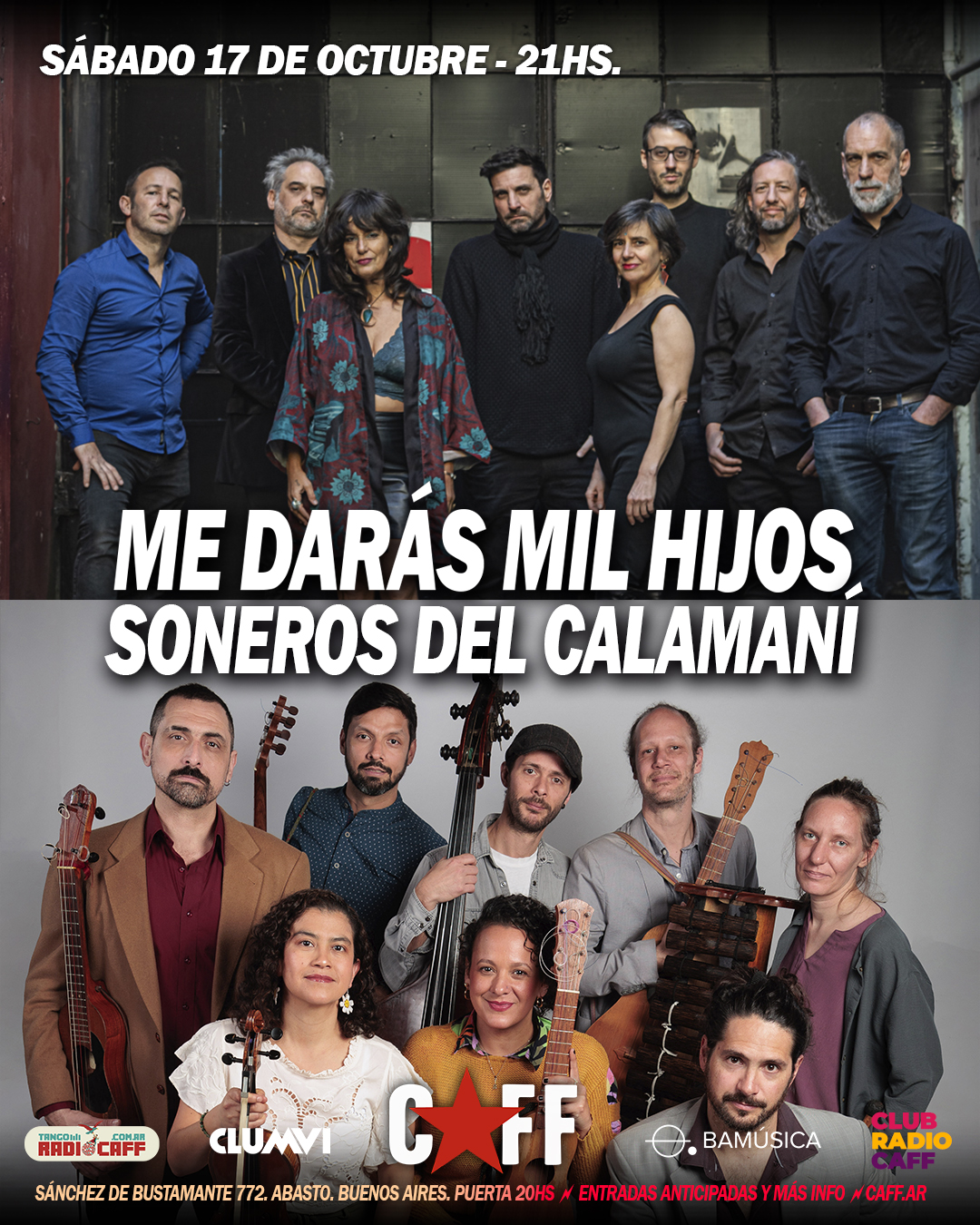 Flyer del show
