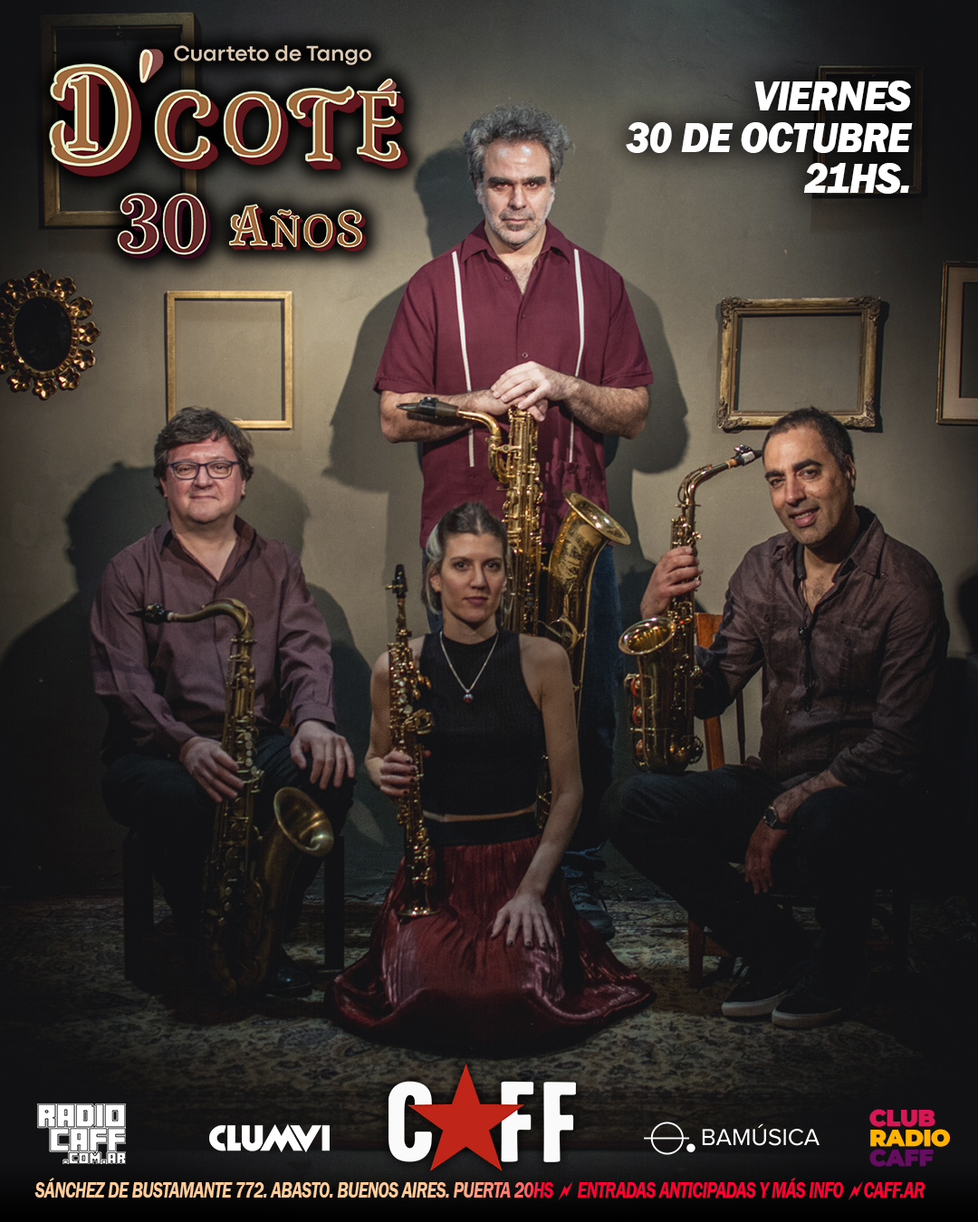 Flyer del show