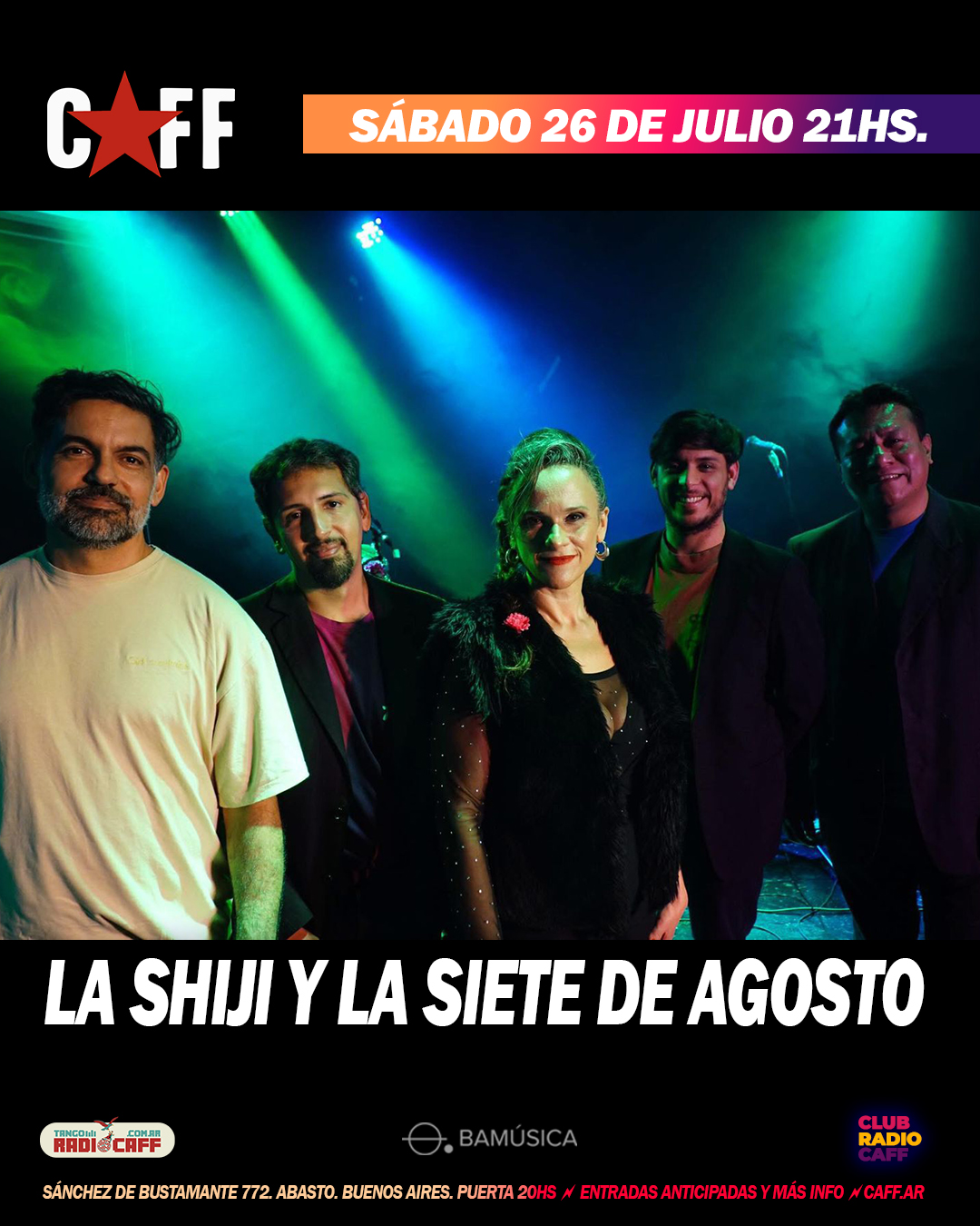 Flyer del show